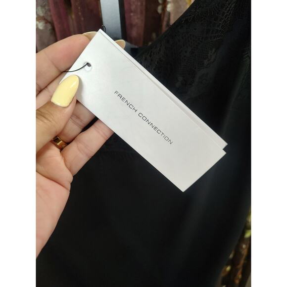 French Connection Strappy Lace Slip Dress Size 10 New With Tags $78 - Picture 8 of 13